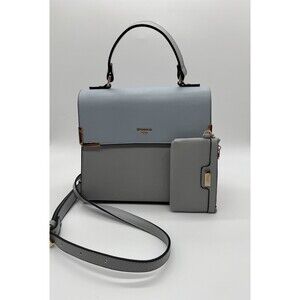 Dune London Tri Colored Handbag With Shoulder Strap And Coin Purse. Crossbody